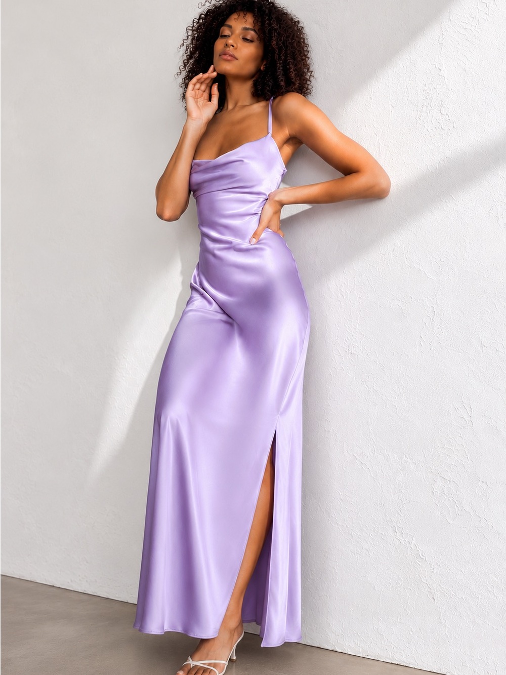 Paper Heart Satin Slip Maxi Dress Medium NWT Sleeveless Elegant Bias fairycore